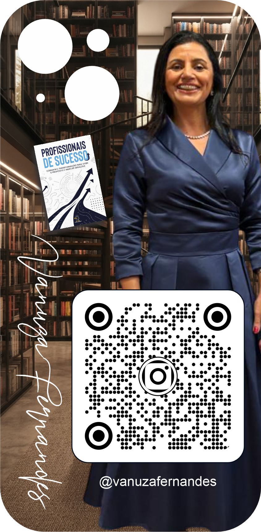 Capa de celular personalizada com QR Code