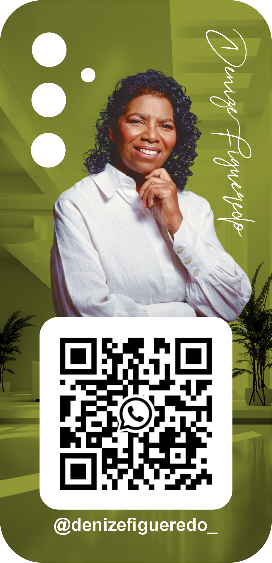 Capa de celular personalizada com QR Code