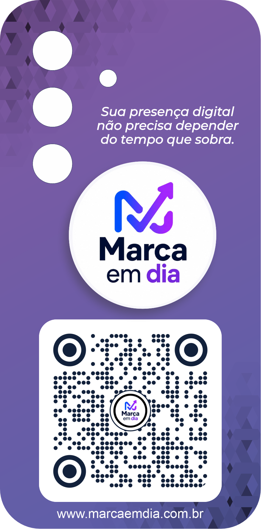 Capa de celular personalizada com QR Code
