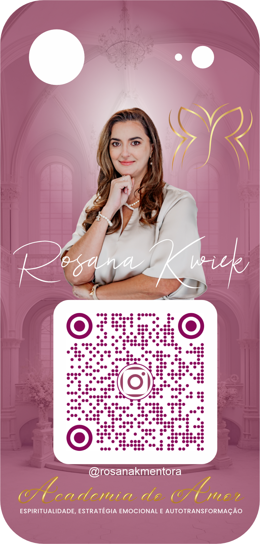 Capa de celular personalizada com QR Code